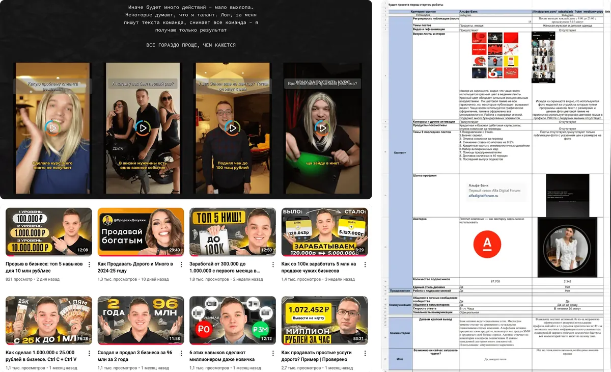 Контент и упаковка